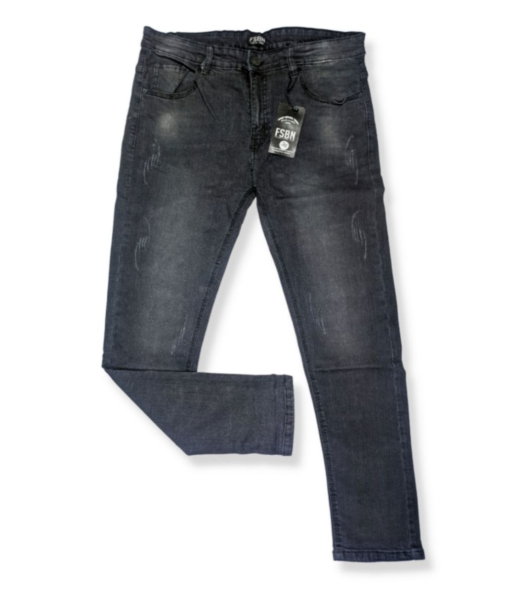 Men's Black Stretchable Denim Pant