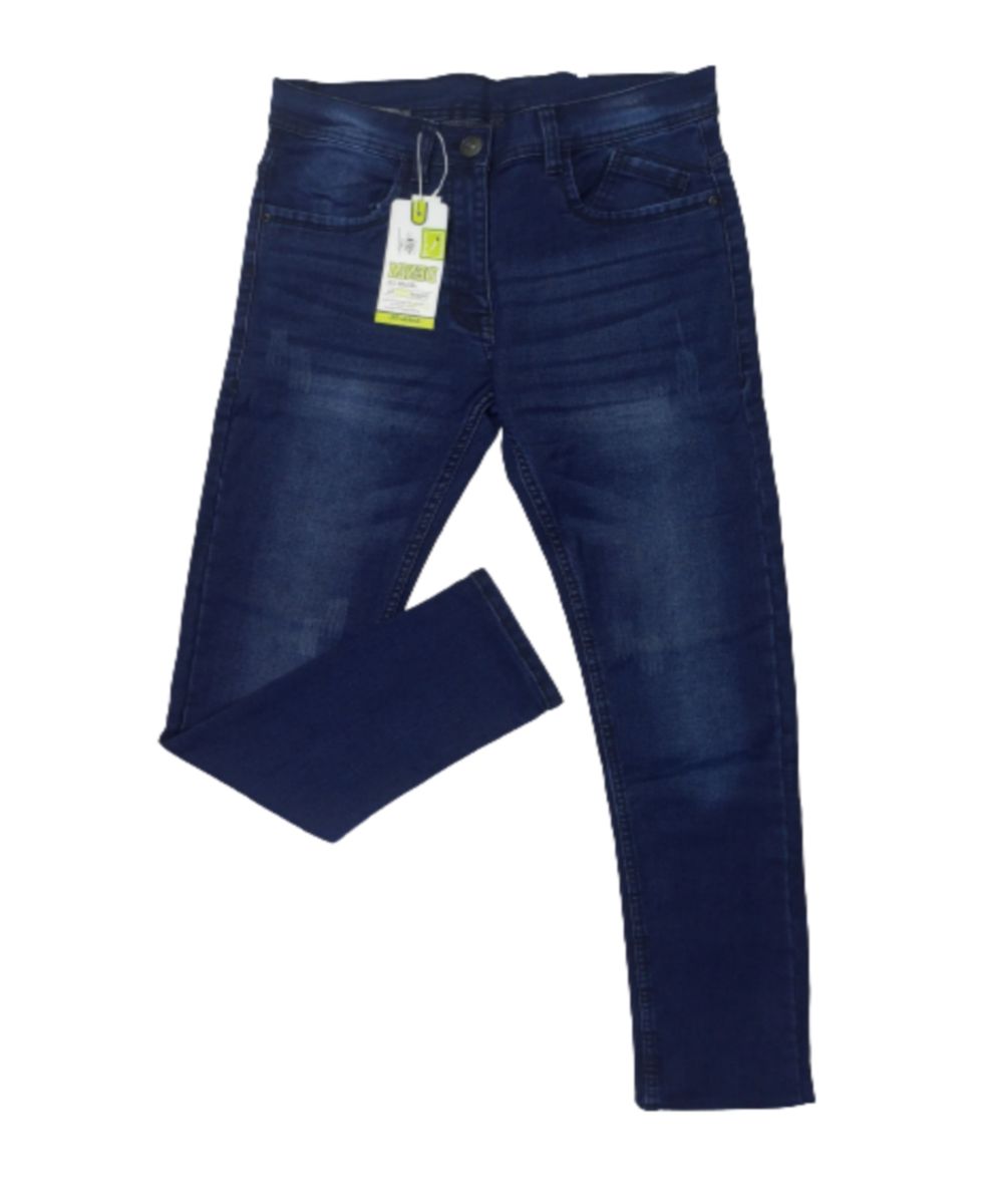 Men's Dark Blue Stretchable Denim Pant