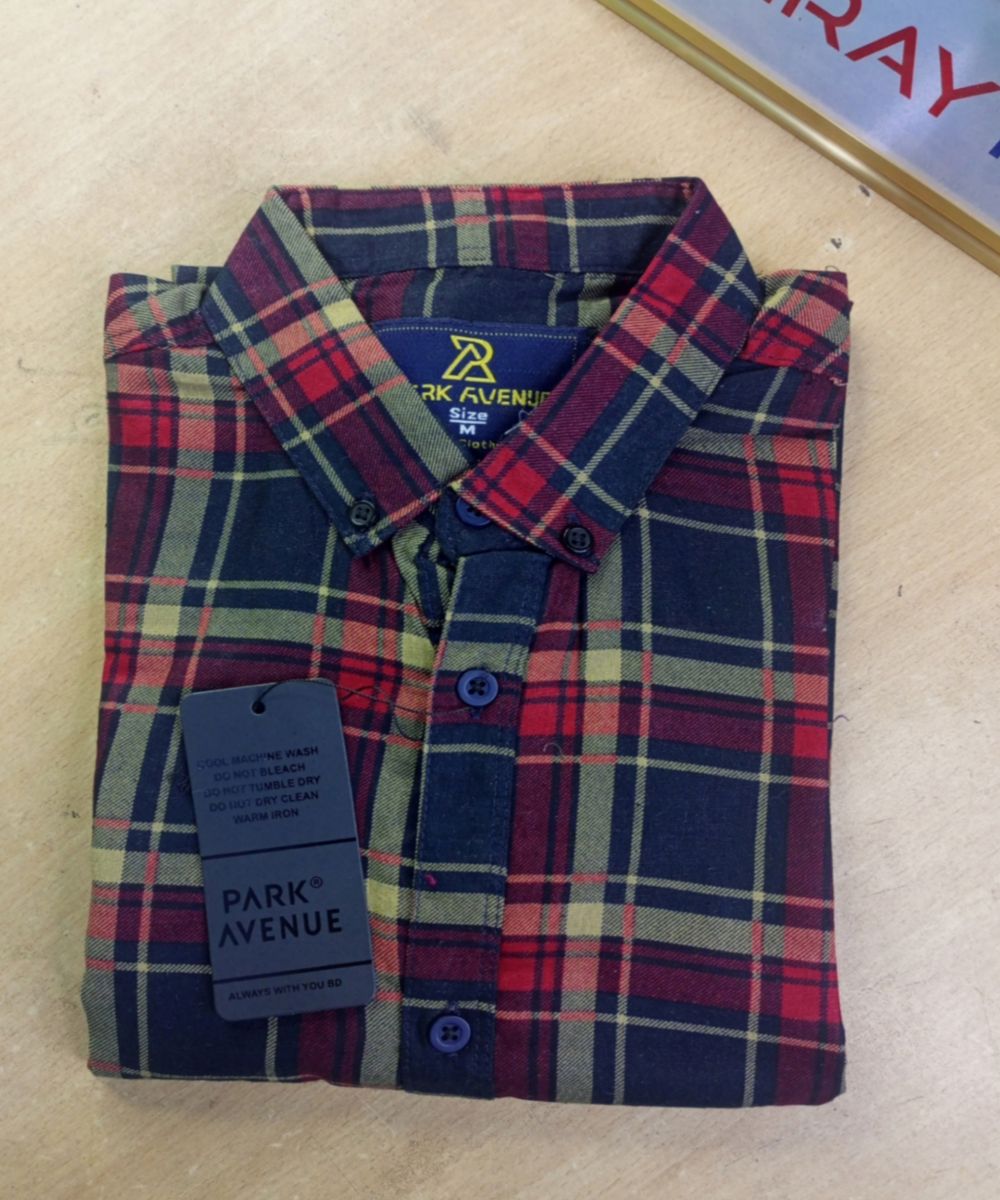 Men's Cotton Full Sleeve Check Shirt