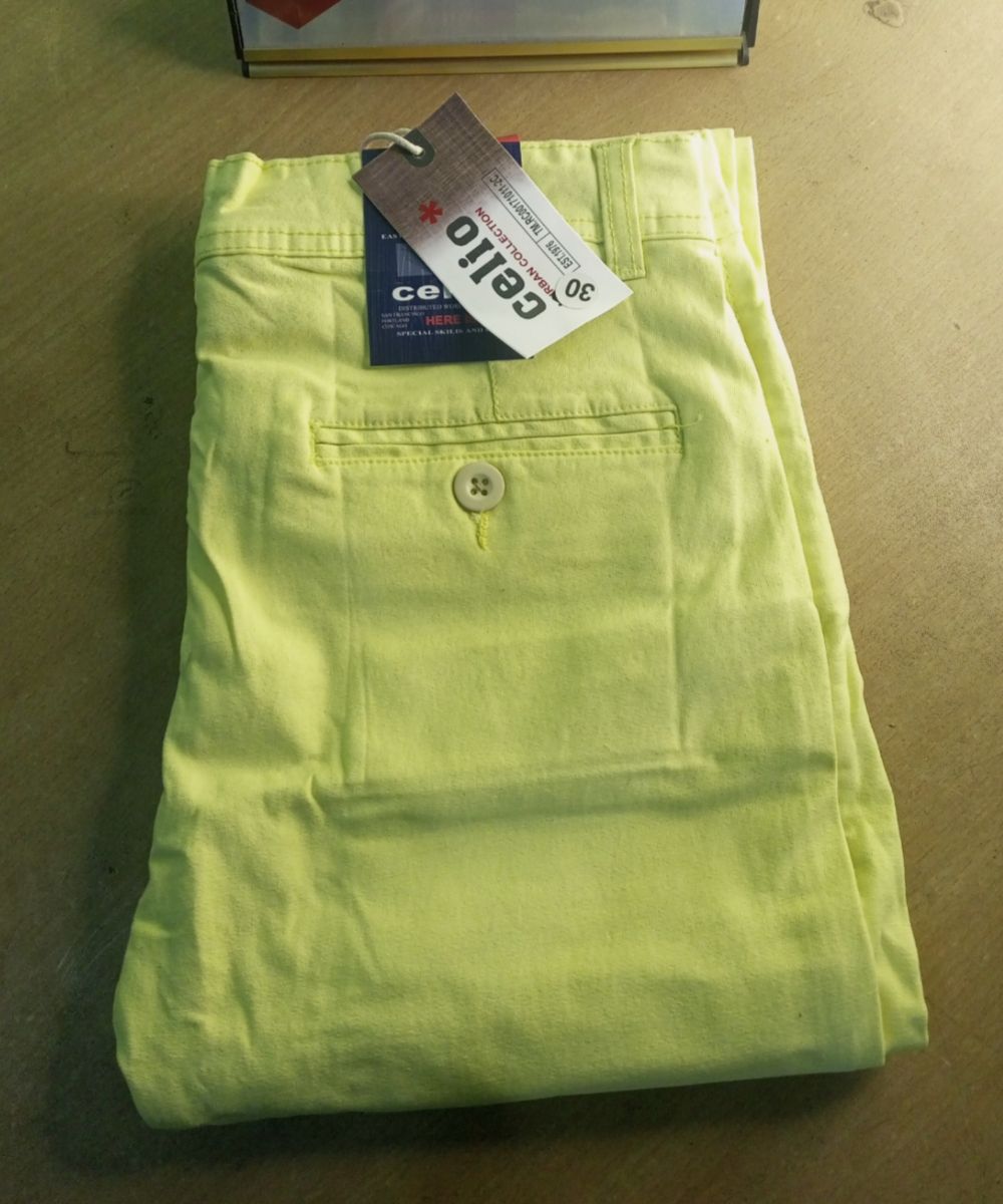 Men's Slim Feet Stretchable Gabardine Pant